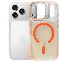 Чохол до мобільного телефона BeCover FIBRA Star Shine MagSafe Apple iPhone 17 Pro Max Orange (715436)