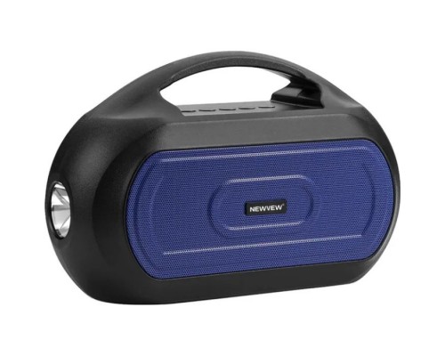 Акустична система NEWVEW NV-V50 Solar Panel/BT/USB/TF/FM/AUX Blue (NWVW-NV-V50-BL)