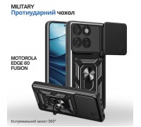Чохол до мобільного телефона BeCover Military Motorola Edge 60 Fusion Black (715522)