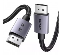 Кабель мультимедійний DisplayPort M to DisplayPort M 5.0m 8K60Hz 32.4Gbps black Ugreen (45039)