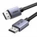 Кабель мультимедійний DisplayPort M to DisplayPort M 5.0m 8K60Hz 32.4Gbps black Ugreen (45039)