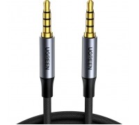 Кабель мультимедійний 3.5mm M to 3.5mm M 1.0m (4pin) AV183 gray Ugreen (10648)
