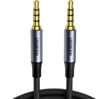 Кабель мультимедійний 3.5mm M to 3.5mm M 1.0m (4pin) AV183 gray Ugreen (10648)