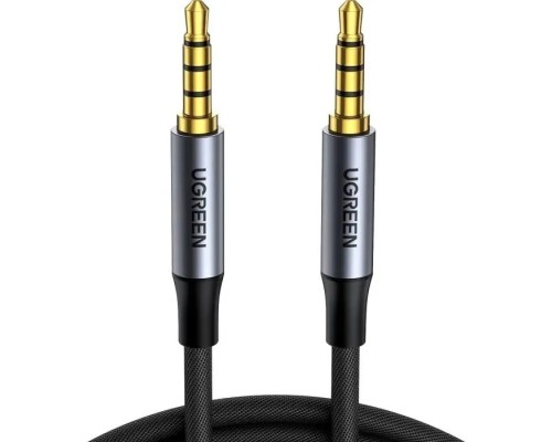 Кабель мультимедійний 3.5mm M to 3.5mm M 1.0m (4pin) AV183 gray Ugreen (10648)