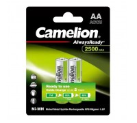 Акумулятор Camelion AА 2500mAh Ni-MH Always Ready HR6 BP2 (NH-АA2500АRBP2)