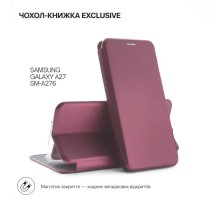 Чохол до мобільного телефона BeCover Exclusive Samsung Galaxy A27 SM-A276 Red Wine (715687)
