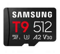 Карта пам'яті Samsung 512GB microSDXC class 10 UHS-I U3 V30 A2 T9 (MB-MH512T/WW)