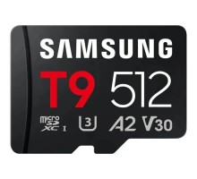 Карта пам'яті Samsung 512GB microSDXC class 10 UHS-I U3 V30 A2 T9 (MB-MH512T/WW)