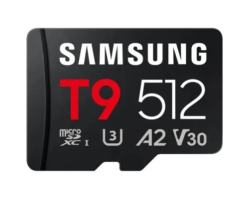 Карта пам'яті Samsung 512GB microSDXC class 10 UHS-I U3 V30 A2 T9 (MB-MH512T/WW)
