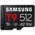 Карта пам'яті Samsung 512GB microSDXC class 10 UHS-I U3 V30 A2 T9 (MB-MH512T/WW)