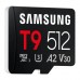 Карта пам'яті Samsung 512GB microSDXC class 10 UHS-I U3 V30 A2 T9 (MB-MH512T/WW)