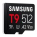 Карта пам'яті Samsung 512GB microSDXC class 10 UHS-I U3 V30 A2 T9 (MB-MH512T/WW)