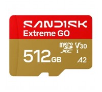 Карта пам'яті SanDisk 512GB microSDXC class 10 UHS-I Extreme GO (SDSQXGN-512G-GN6MN)