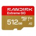 Карта пам'яті SanDisk 512GB microSDXC class 10 UHS-I Extreme GO (SDSQXGN-512G-GN6MN)