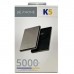 Батарея універсальна BePhone 5000mAh, 15W, MagSafe, black (BP-K5-BK)