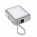 Батарея універсальна Choetech 10000mAh, 35W. PD/3.0, LED Display, buid-in type-C cabel, Silver (B832-SL)