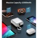 Батарея універсальна Choetech 10000mAh, 35W. PD/3.0, LED Display, buid-in type-C cabel, Silver (B832-SL)