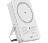 Батарея універсальна Atria 10000mAh, PD/20W, 15W Wireless MagSafe, White (WPD-W57)