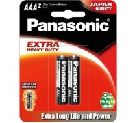 Батарейка AAA (R3) Extra Heavy Duty вугільно-цинкова 2pcs Blister Panasonic (R03PT/2B)