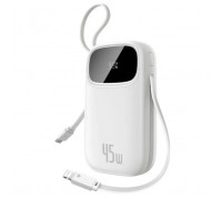 Батарея універсальна Baseus 10000mAh EnerFill FC31 Qpow 3 45W PD/3.0 QC/4.0 White (E0028C01)