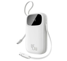 Батарея універсальна Baseus 10000mAh EnerFill FC31 Qpow 3 45W PD/3.0 QC/4.0 White (E0028C01)