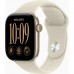Смарт-годинник Apple Watch Series 12 GPS 42mm Light Gold Aluminium Case with Sand Sport Band - S/M (MJED4RK/A)