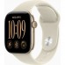 Смарт-годинник Apple Watch Series 12 GPS 42mm Light Gold Aluminium Case with Sand Sport Band - S/M (MJED4RK/A)
