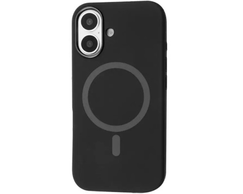 Чохол до мобільного телефона BeCover FIBRA Silicone OmniMag Apple iPhone 16 Black (716223)