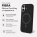 Чохол до мобільного телефона BeCover FIBRA Silicone OmniMag Apple iPhone 16 Black (716223)