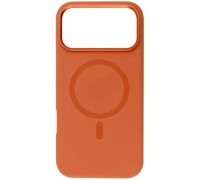 Чохол до мобільного телефона BeCover FIBRA Silicone OmniMag Apple iPhone 17 Pro Orange (716221)