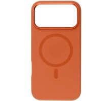Чохол до мобільного телефона BeCover FIBRA Silicone OmniMag Apple iPhone 17 Pro Orange (716221)