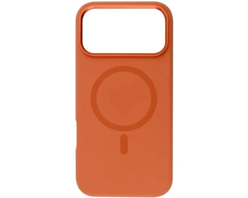 Чохол до мобільного телефона BeCover FIBRA Silicone OmniMag Apple iPhone 17 Pro Orange (716221)