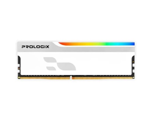Модуль пам'яті для комп'ютера DDR4 16GB 3600 MHz Onyx White RGB Prologix (PRO16GB3600YWR4)