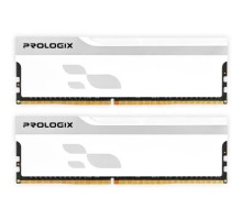 Модуль пам'яті для комп'ютера DDR4 16GB (2x8GB) 3200 MHz Onyx White Prologix (PRO16GB3200YW4K)