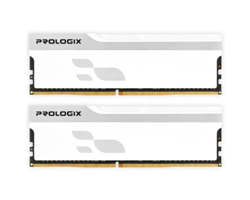 Модуль пам'яті для комп'ютера DDR4 16GB (2x8GB) 3200 MHz Onyx White Prologix (PRO16GB3200YW4K)
