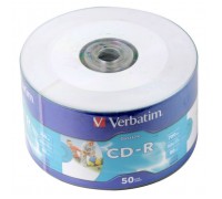 Диск CD Verbatim CD-R 700Mb 52x WrapTape Extra PRINTABLE (43794)