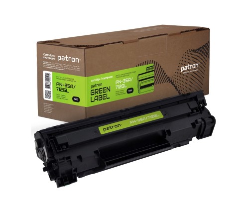 Картридж Patron HP LJ CB435A/CANON 712 GREEN Label (PN-35A/712GL)