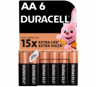 Батарейка Duracell AA лужні 6 шт. в упаковці (5007757)