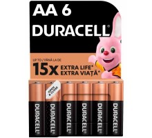Батарейка Duracell AA лужні 6 шт. в упаковці (5007757)