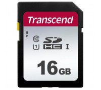 Карта пам'яті Transcend 16GB SDHC class 10 UHS-I U1 (TS16GSDC300S)