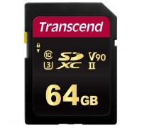 Карта пам'яті Transcend 64GB SDXC class 10 UHS-II U3 V90 MLC (TS64GSDC700S)