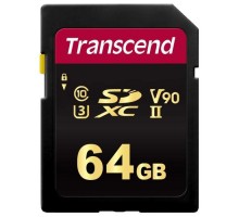 Карта пам'яті Transcend 64GB SDXC class 10 UHS-II U3 V90 MLC (TS64GSDC700S)