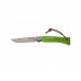 Ніж Opinel №7 Inox VRI Trekking light green (001442)