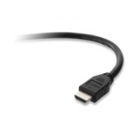 Кабель мультимедійний HDMI M to HDMI M 1.5m High Speed with Ethernet Belkin (F3Y017BT1.5MBLK)