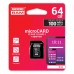 Карта пам'яті Goodram 64GB microSDXC Class 10 (M1AA-0640R12)