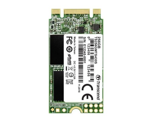 Накопичувач SSD M.2 2242 256GB Transcend (TS256GMTS430S)