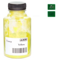 Тонер OKI C612 , 180г Yellow+ chip AHK (3203317)