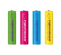 Акумулятор Esperanza AA 2000mAh Ni-MH * 4 mix of colors (EZA108)