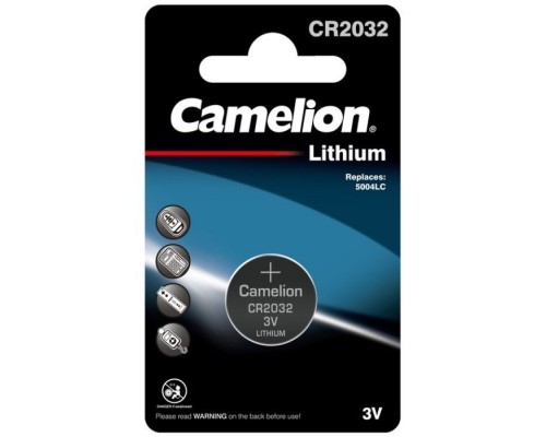 Батарейка CR 2032 Lithium * 1 Camelion (CR2032-BP1)