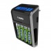 Зарядний пристрій для акумуляторів Varta LCD PLUG CHARGER +4*AA 2100 mAh (57687101441)